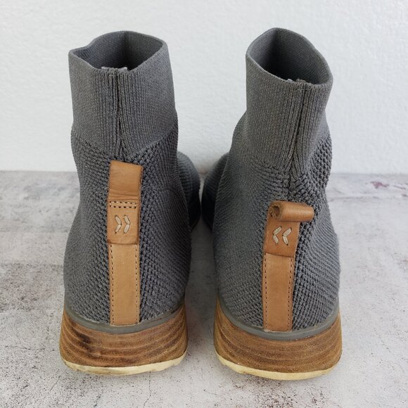 Dr. Scholl's Rainmaker Knit Booties High Top Sock Boot Sneakers size 11 Gray - Picture 6 of 12